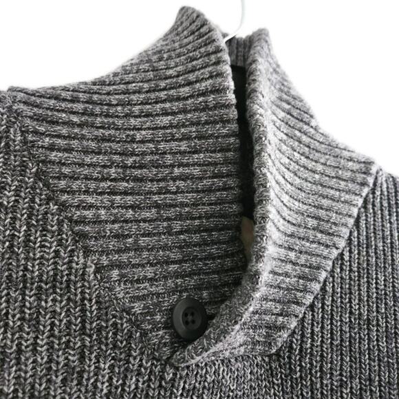 Urban Pipeline Men's Gray Pullover Shaker Shawl Sweater XLarge - Picture 4 of 8